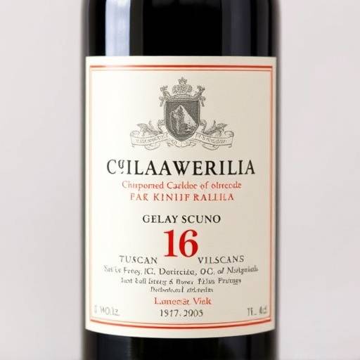 Bottle of Chianti Classico wine from Tuscany