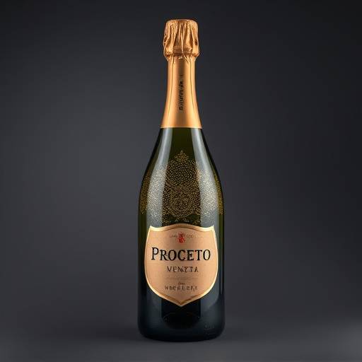 Bottle of prosecco from Veneto