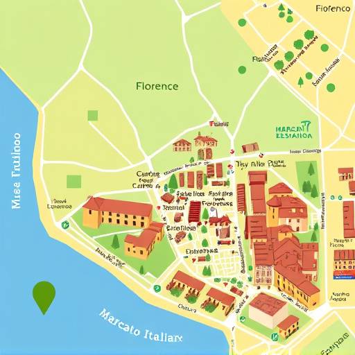 Map of Mercato Italiano location in Florence